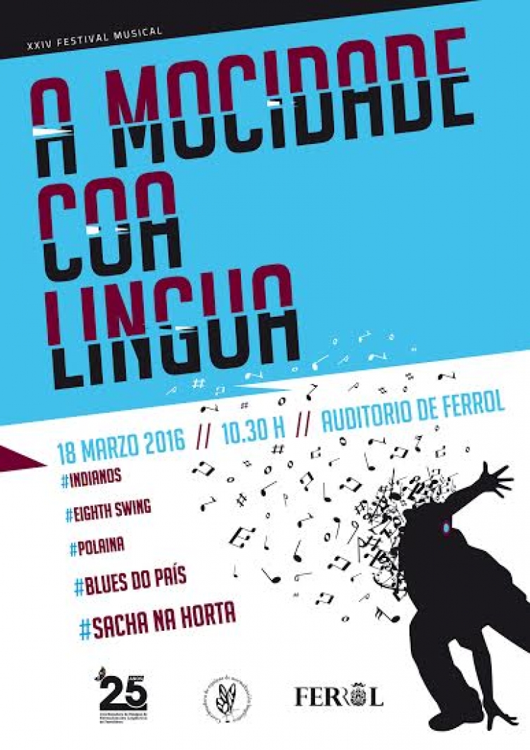 Mais um ano, um concerto no Auditório Municipal culmina 'A Mocidade com a Língua” em Ferrol
